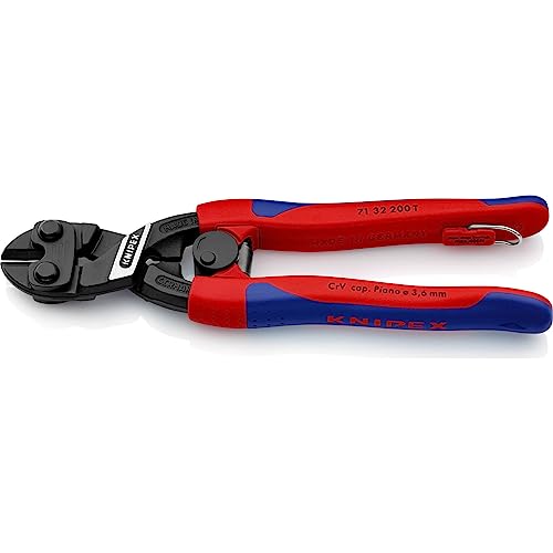 71 32 200 T BK クニペックス KNIPEX 7132-200TBK 小型クリッパー バネ付 落下防止 (B