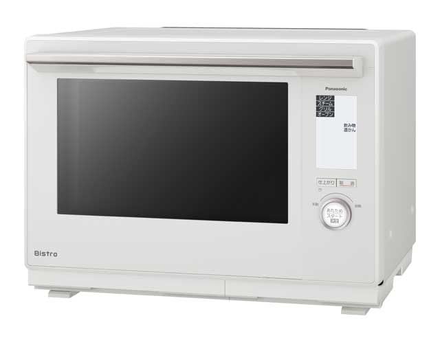 NE-BS9C-W パナソニック オーブンレンジ スチーム ビストロ 30L 2段 おまかせグリル 高精細・64眼スピードセンサー ホワイト NE-BS9C-W