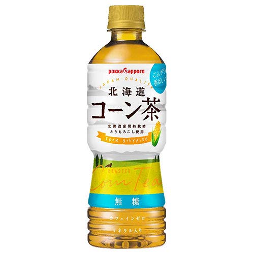 ポッカサッポロ 北海道コーン茶 525mlペットボトル×24本入×(2ケース)