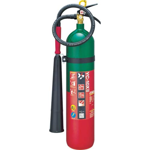 ヤマトプロテック 消火器 10型CO2 (ガス系) YC-10XII リサイクルシール付属 【欠品中】