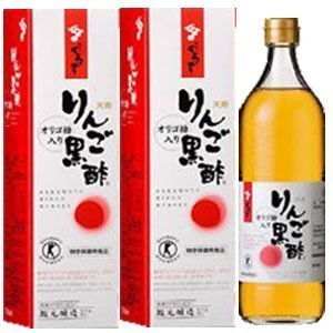 坂元醸造株式会社 【２本】 坂元のくろず 天寿りんご黒酢 700mlx2本 4905391080166