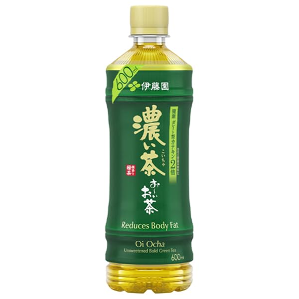 伊藤園 お～いお茶 濃い茶【手売り用】 600mlペットボトル×24本入×(2ケース)