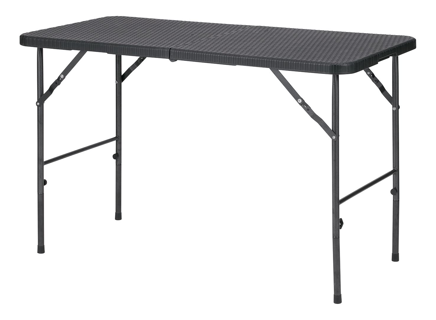 RTNO-120BK 【ベランダ用・アウトドア・折りたたみ式】 武田コーポレーション(Takeda corporation) ブラック 120×60×74㎝ ラタン調ガーデンテーブル120 RTNO-120BK