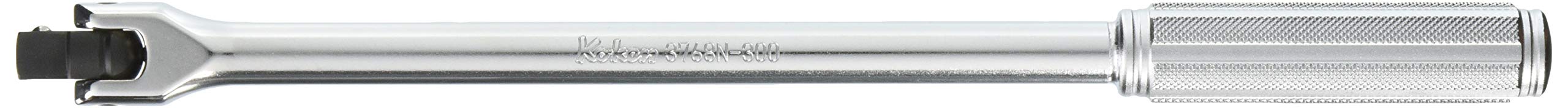 3768N-300 山下工業研究所 コーケン 3/8(9.5mm)SQ. スピンナハンドル(ローレットグリップ) 全長300mm 3768N-300