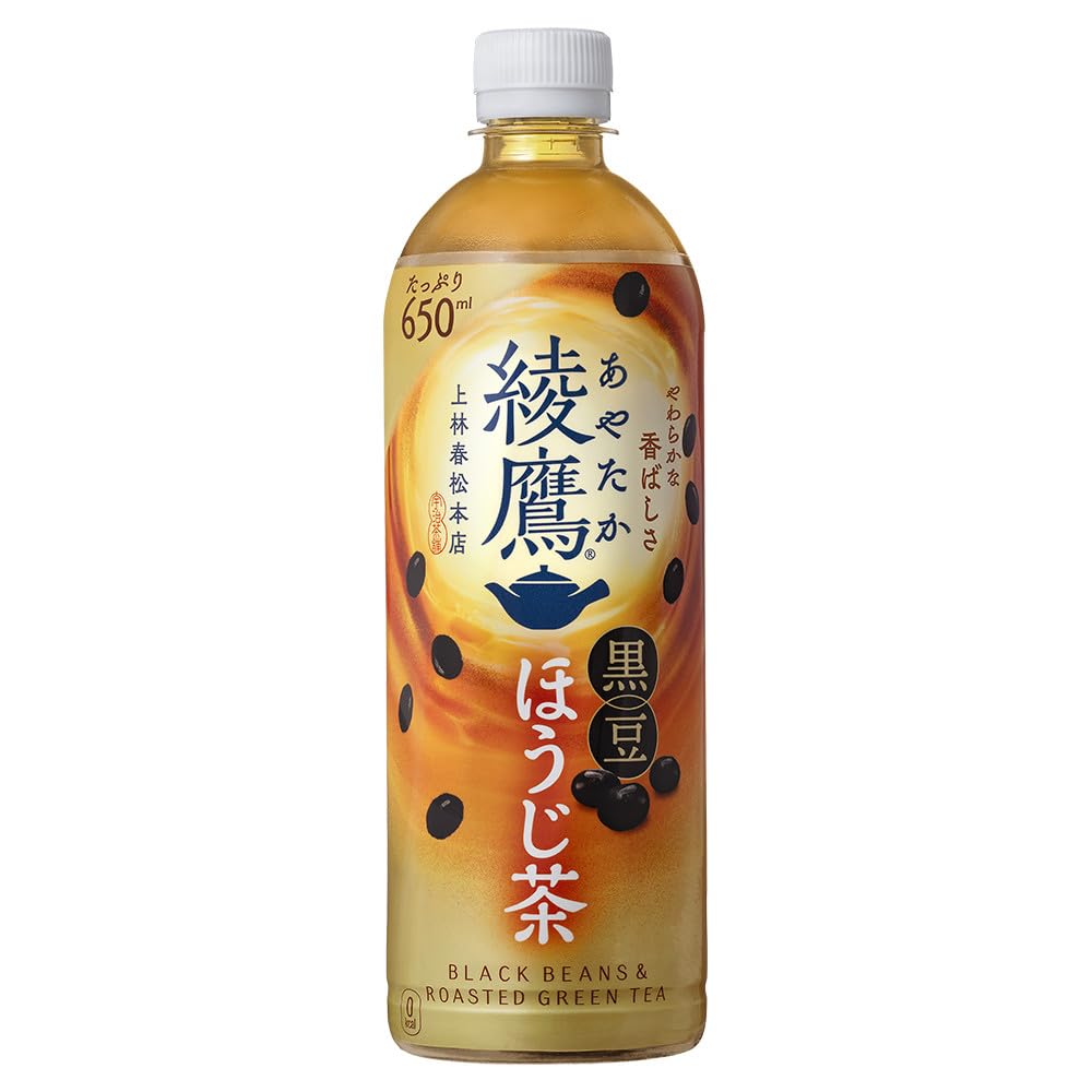 コカ・コーラ 綾鷹 黒豆ほうじ茶 650mlPET ×24本
