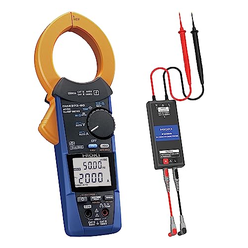 HIOKI (日置電機) AC/DCクランプメータ CM4373-91 直流高電圧プローブP2000 セット品 AC/DC 2000A 真の実効値 ワイヤレスアダプタZ3210対応 日本製 防塵 防水 交流電流 直流電流 交流電圧 直流電圧 直流電力 携帯用ケース付属 【欠品中】