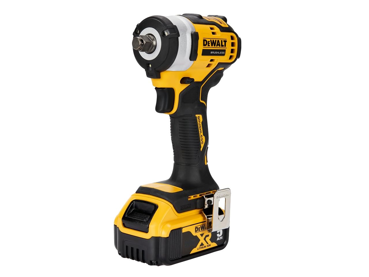 デウォルト(DEWALT) インパクトレンチ ブラシレス コードレス 電動工具 DIY用 18V 5.0Ah バッテリー 2個付 DCF911P2T 【欠品中】