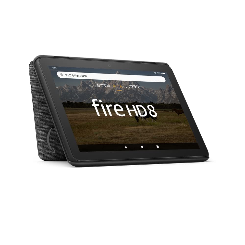 53-028575 Fire HD 8 第12世代用Amazon純正 ファブリックカバー  ブラック