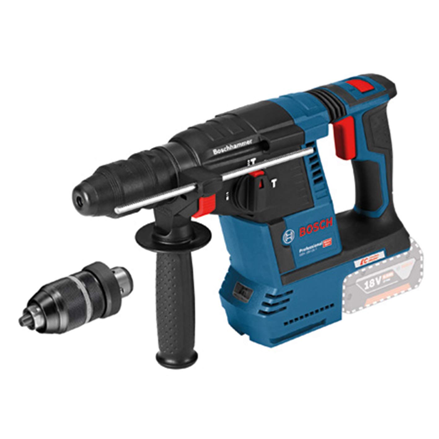 GBH18V-26FH Bosch Professional(ボッシュ) SDSプラス 18V コードレスハンマードリル (本体のみ、バッテリー・充電器別売り) GBH18V-26FH