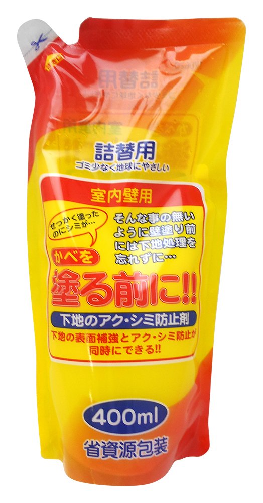 詰替え用　400ML 家庭化学 かべを塗る前に 詰替用 400ml