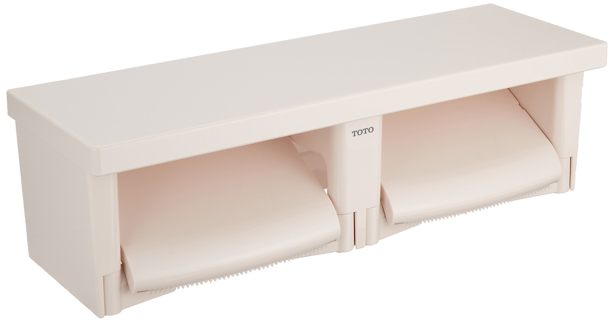 YH650#SR2 TOTO 二連紙巻器 フラット棚(樹脂) パステルピンク YH650#SR2