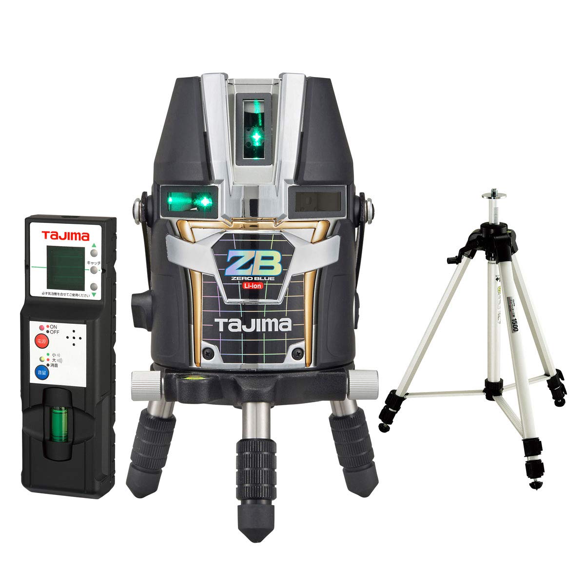 タジマ(Tajima) レーザー墨出し器 KYR矩&横&両縦 ゼロブルーリチウム ZEROBL-KYRSET 受光器・三脚セット 【欠品中】