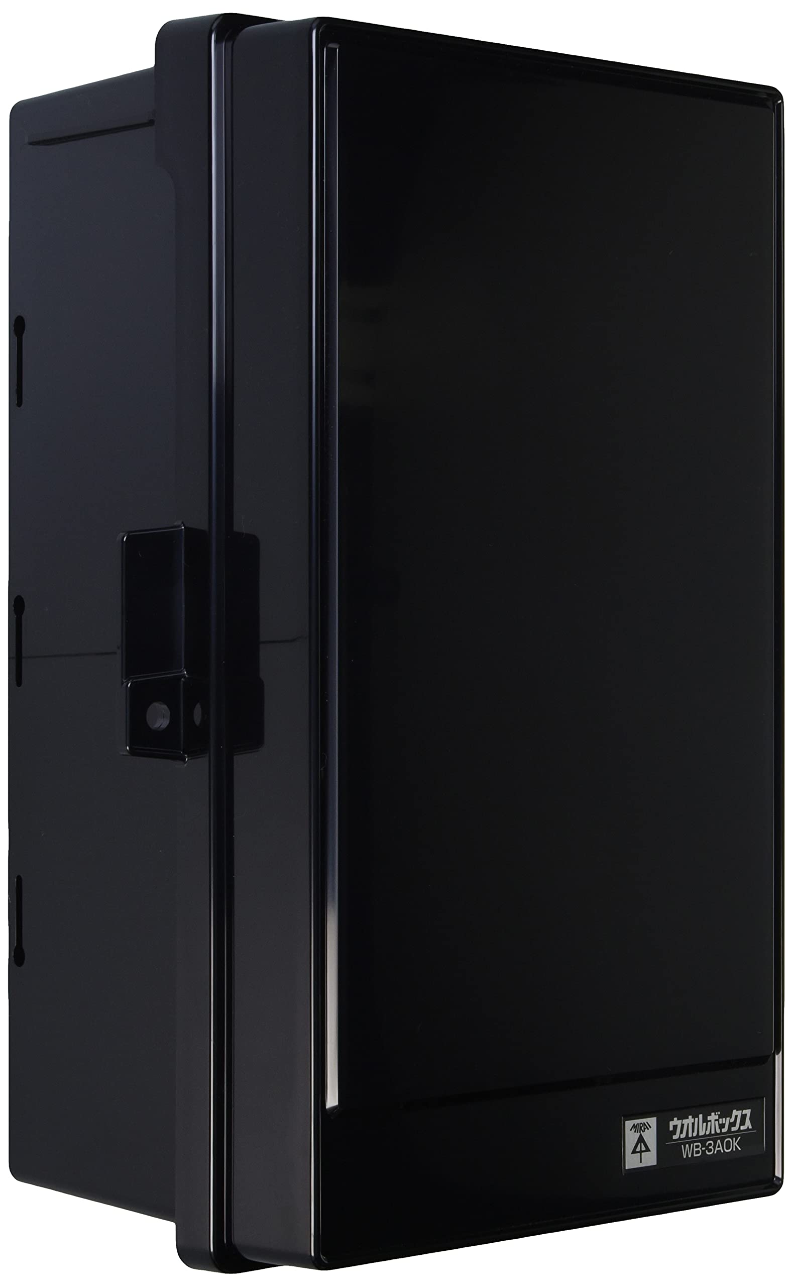 WB-3AOK 未来工業 プラスチック製防雨ウォルボックス 屋根無 タテ型 ブラック 1個価格 WB-3AOK