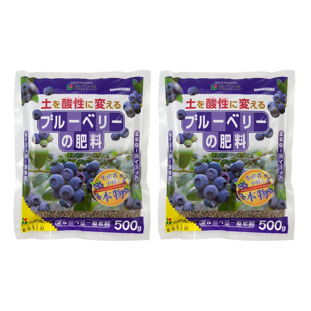 05340D 花ごころ ブルーベリーの肥料500g×2袋