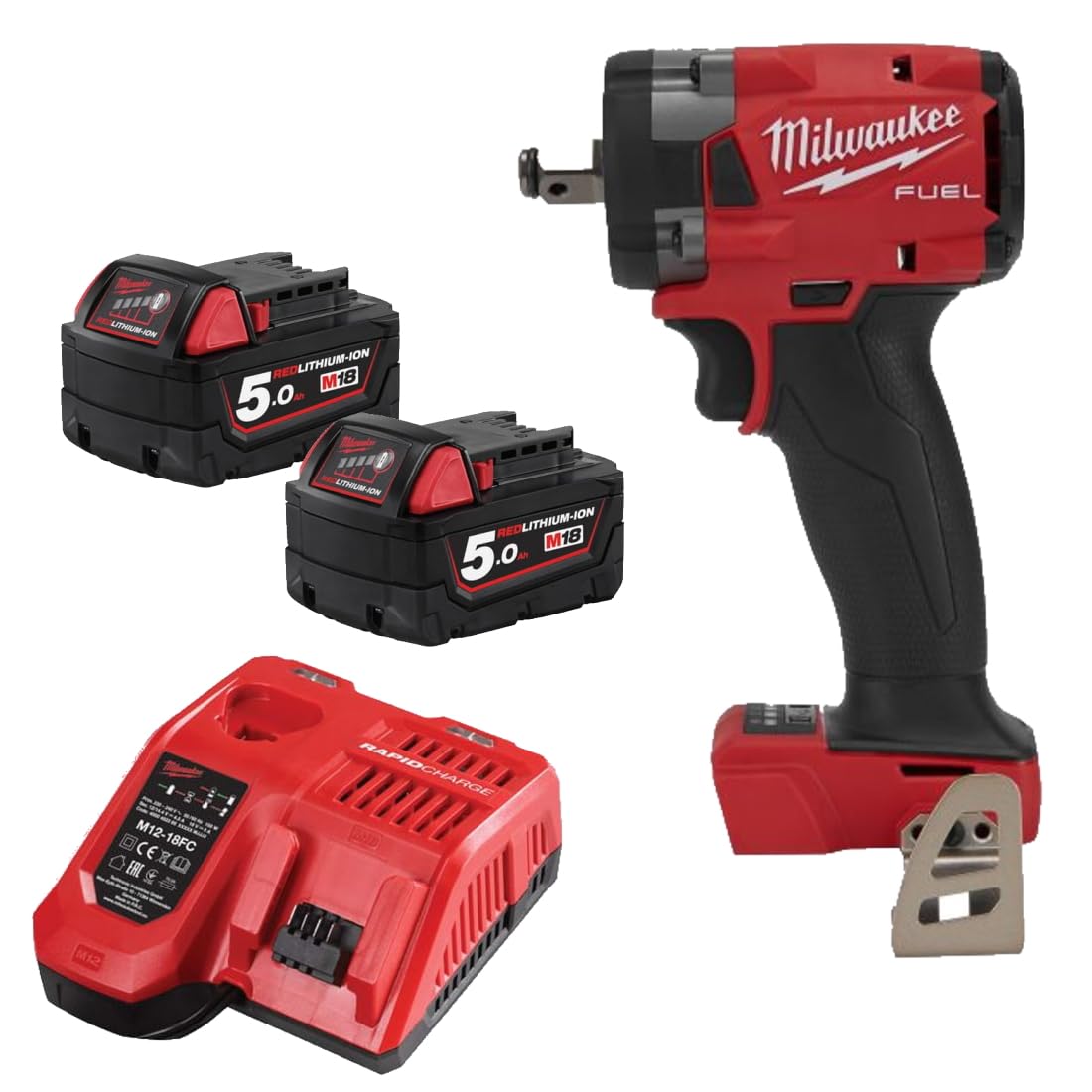 ミルウォーキーツール･ジャパン M18 FUEL 1/2インチ 340Nm インパクトレンチセット M18 FIW212-502X JP 1台 【欠品中】