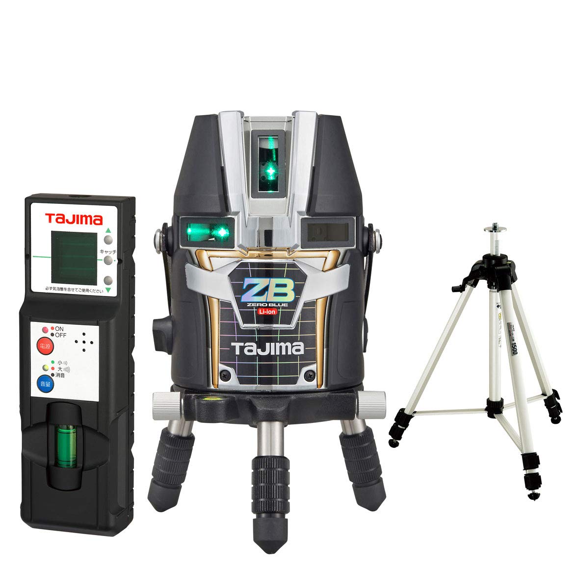 タジマ(Tajima) レーザー墨出し器 KY矩&横 ゼロブルーリチウム ZEROBL-KYSET 受光器・三脚セット 【欠品中】