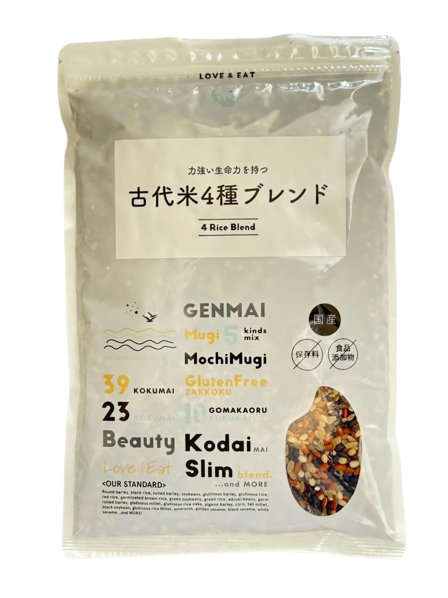 雑穀米本舗 古代米４種ブレンド 800g400g×2袋 混ぜるだけ 国産 発芽玄米 スーパーフード 無添加 無着色 もっちり 雑穀米