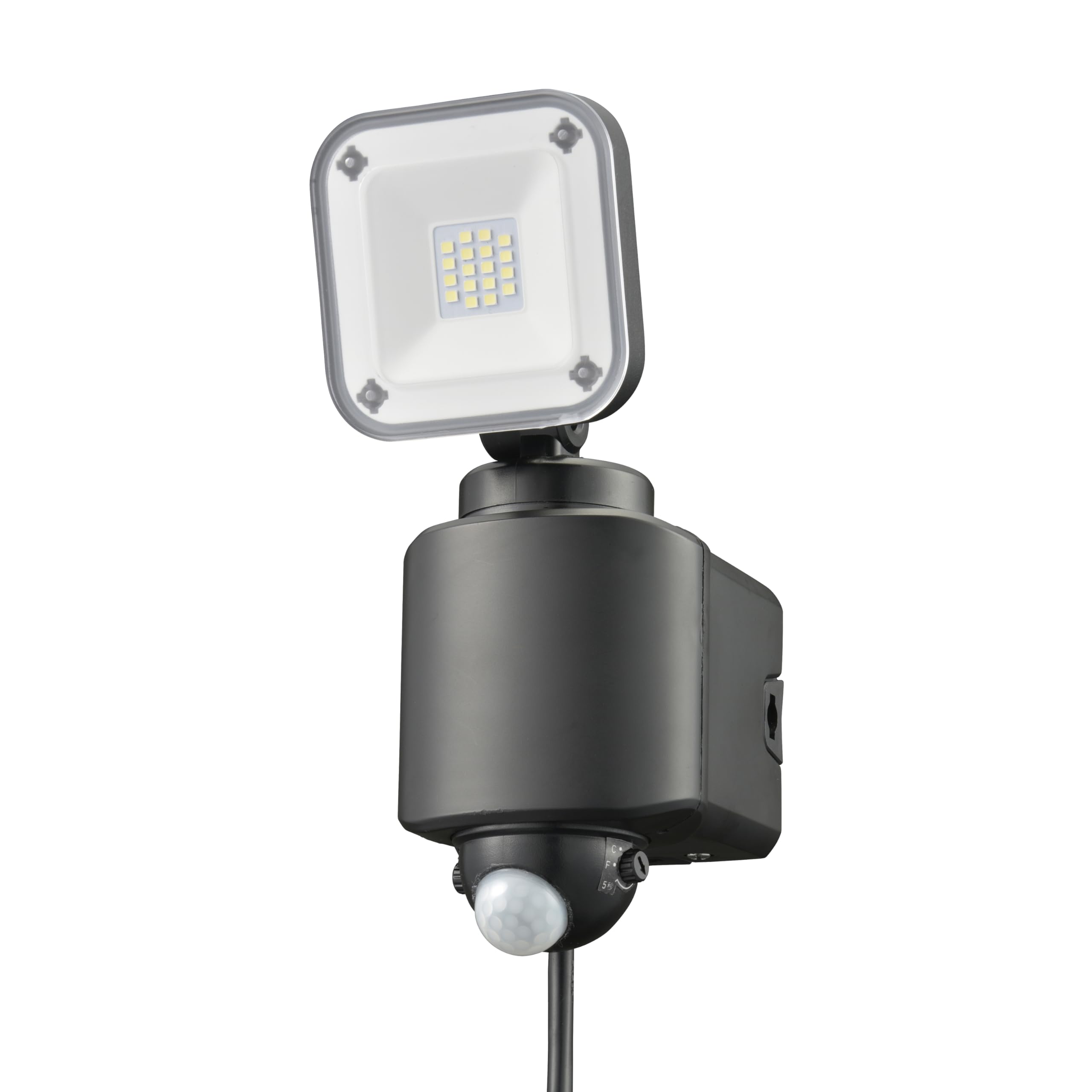 LS-A160W1 オーム電機monban センサーライト 人感センサー 屋外 IPX4 防犯 1灯コンセント式 1600ルーメン LS-A160W1 07-8808 OHM