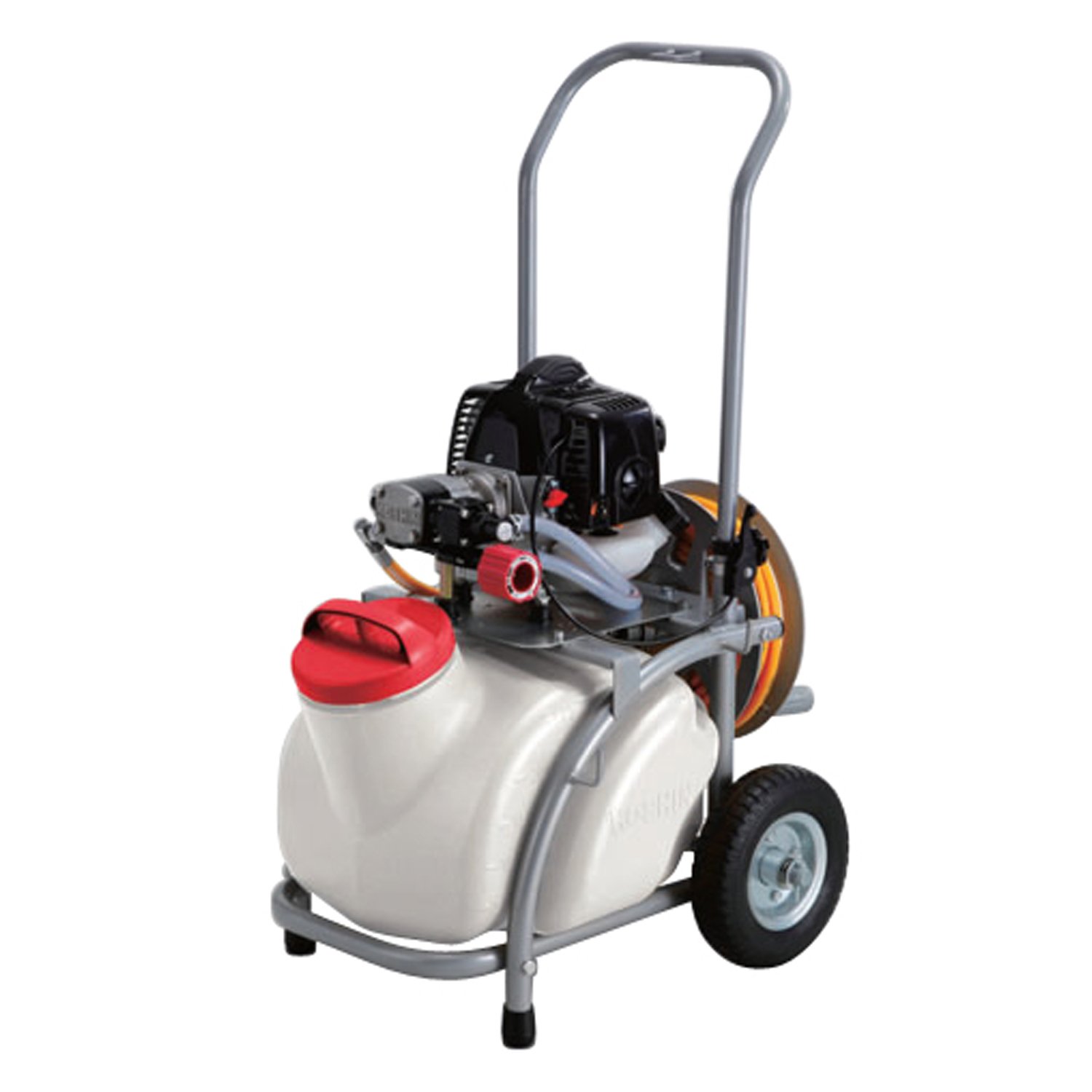 工進(KOSHIN) エンジン式 セット 動噴 タンク 25L ES-25T 工進 2サイクル エンジン 6mm ホース 20m リール 高圧 ピストン ポンプ 消毒 防除 除草 鉄砲 ノズル 87cm タンク 一体型 【欠品中】