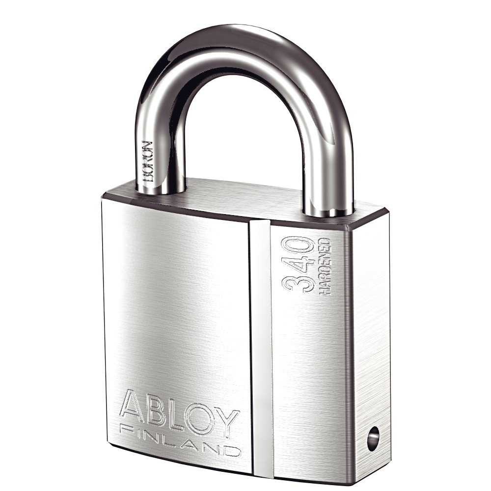 PL340N/25 共栄工業 ABLOY プロテック仕様 南京錠 PADLOCK PL340N/25 クロームメッキ仕上げ