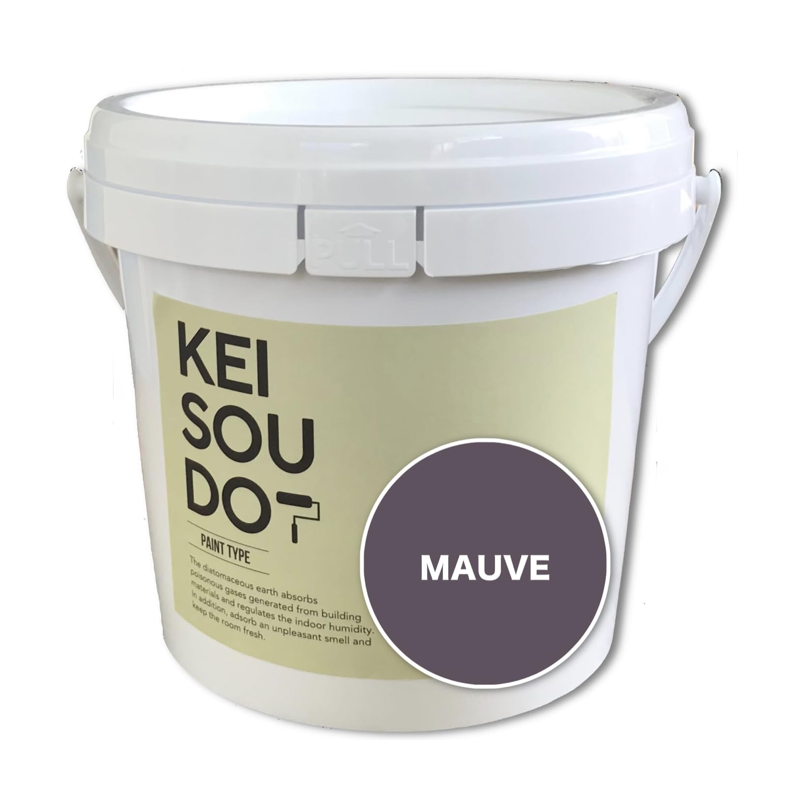 PA158560H U-SELECT(ユーセレクト) 珪藻土 塗料 壁材 KEISOUDO PAINT TYPE 1.5kg MAUVE