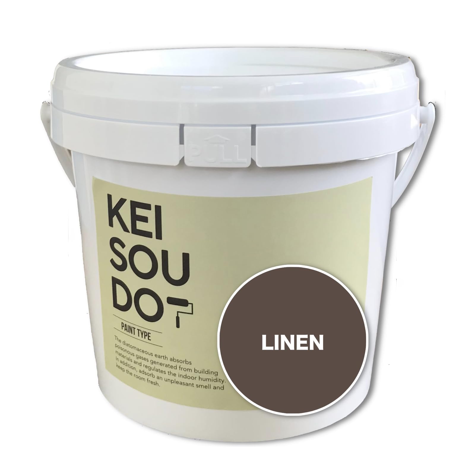 PA152260B U-SELECT(ユーセレクト) 珪藻土 塗料 壁材 KEISOUDO PAINT TYPE 1.5kg LINEN