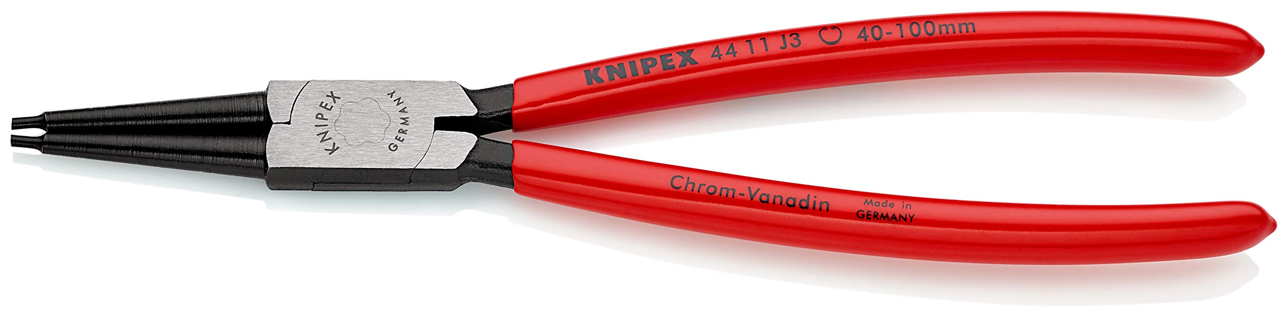 4411J3 クニペックス KNIPEX クニペックス 穴用スナップリングプライヤー 40-100mm 4411J3