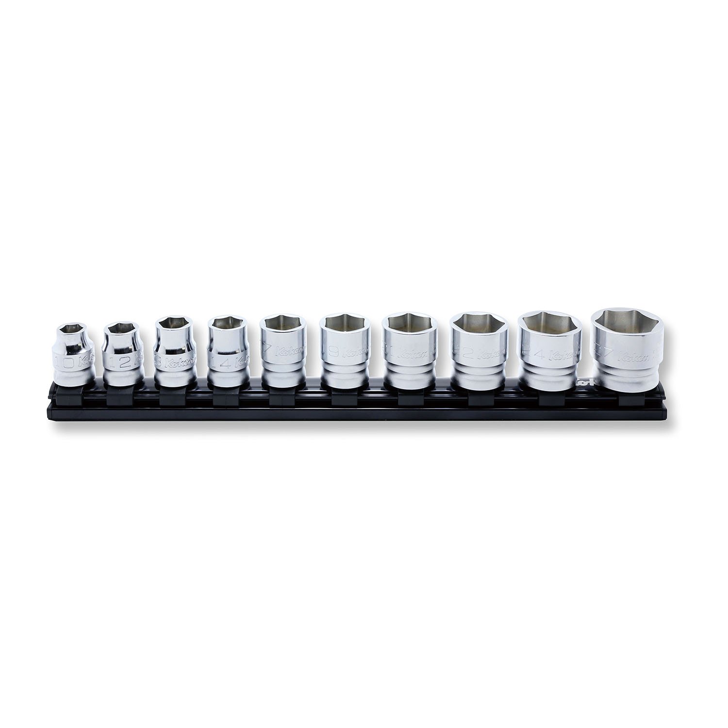 RS4400MZ/10 Ko-ken(コーケン) Z-EAL 六角ソケットレールセット 差込角 12.7mm (1/2インチ) 10個組 RS4400MZ/10