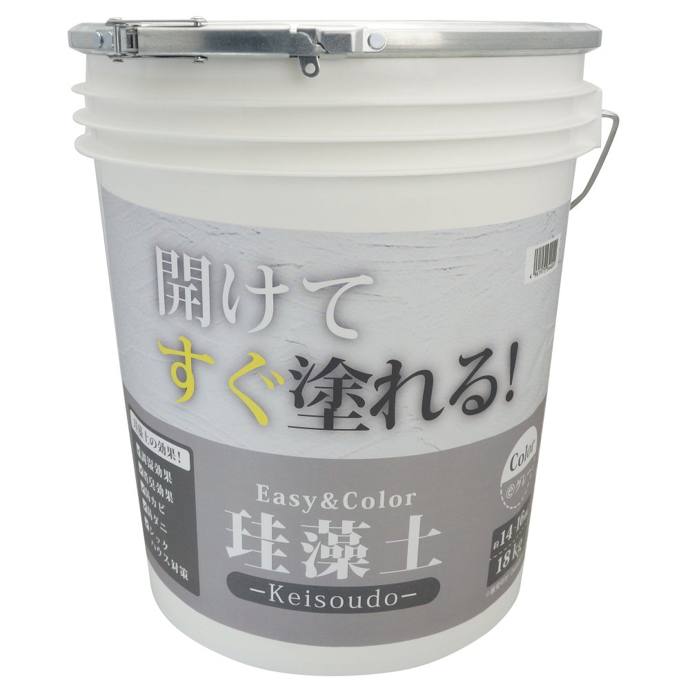 3793060015 ワンウィル Easy&Color珪藻土 18kg グレー 3793060015