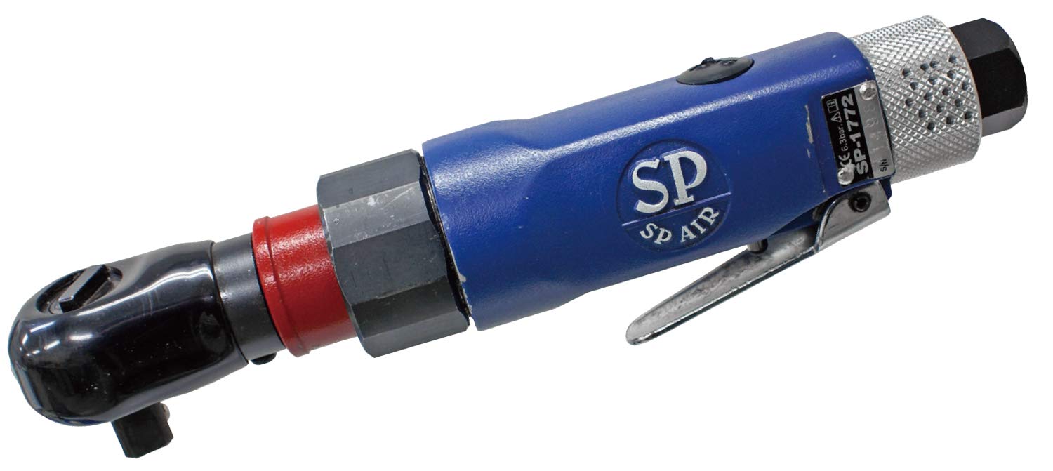 SP-1772N エスピーエアー(SP) サイレンサー付9.5mm角エアーラチェットレンチ SP-1772N