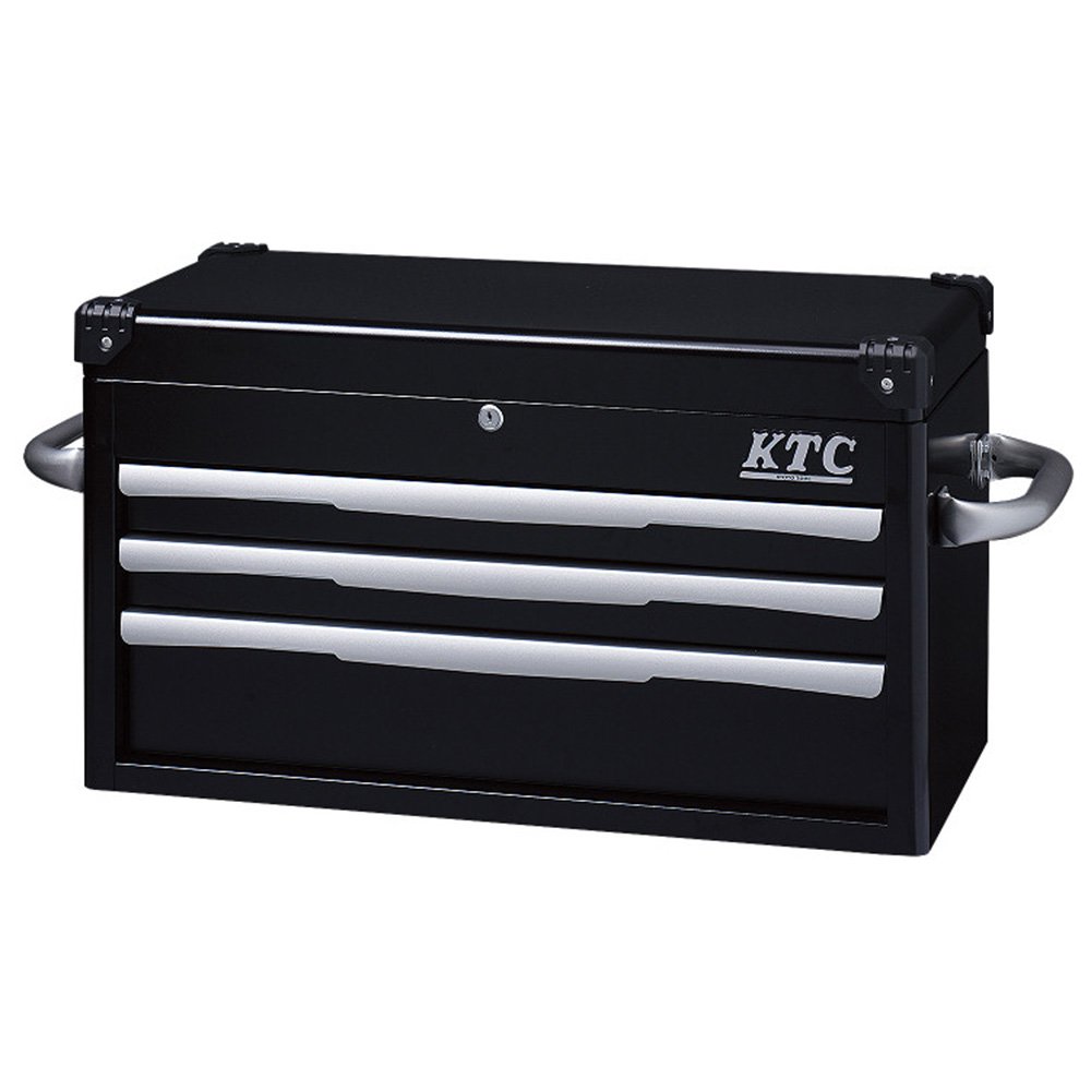 京都機械工具(KTC) トップチェスト 3段3引出し ブラック EKR-1003BK 【欠品中】