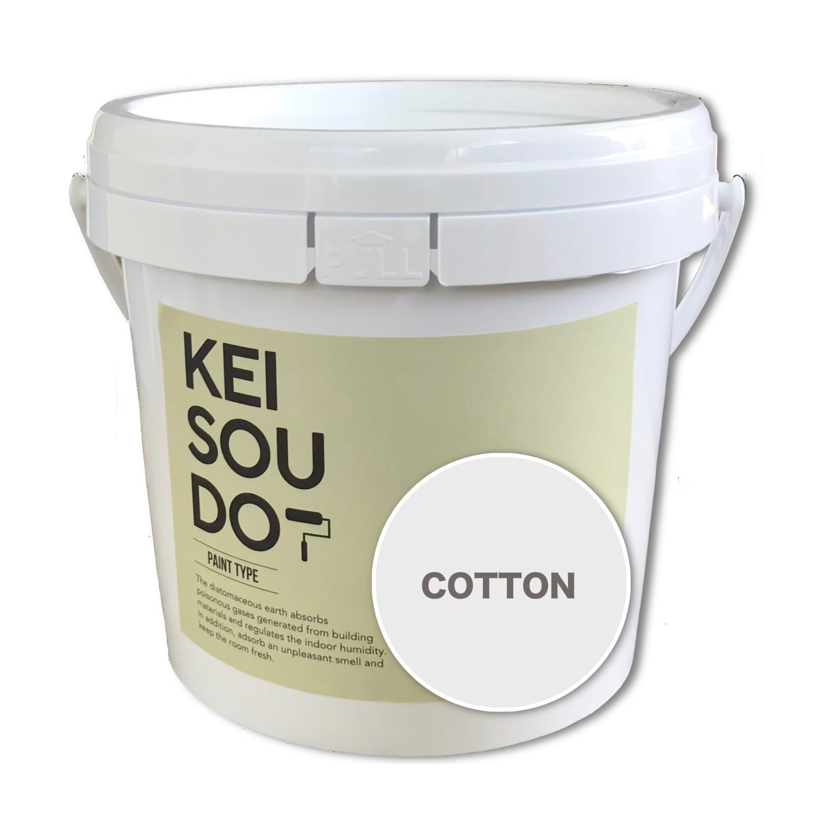 PA150093N U-SELECT(ユーセレクト) 珪藻土 塗料 壁材 KEISOUDO PAINT TYPE 1.5kg COTTON