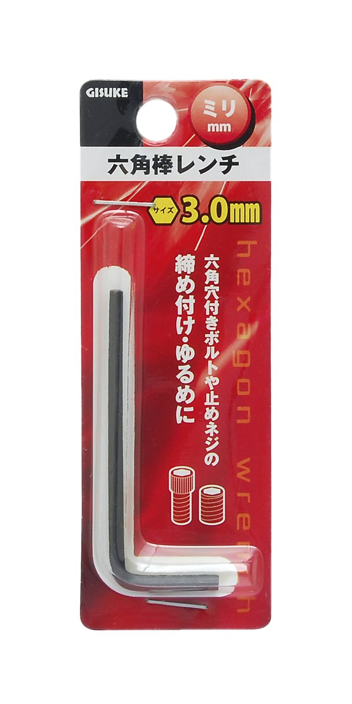 4907052322738 高儀(Takagi) GISUKE 六角棒レンチ 3.0mm