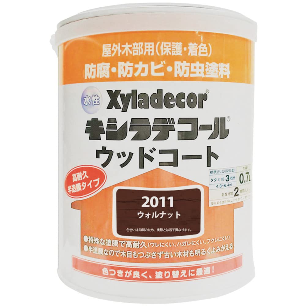 97670330000 大阪ガスケミカル 水性XDウッドコートS 0.7L ウォルナット