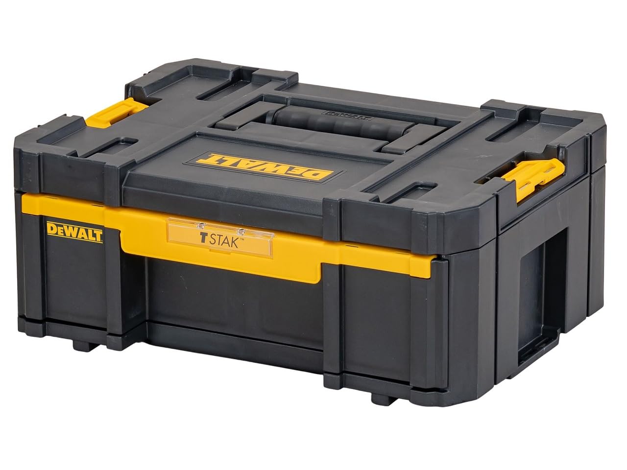 DWST17803 デウォルト(DEWALT) TSTAK 1段 チェスト 工具箱 収納ケース ツールボックス 引き出しタイプ 積み重ね収納 蓋付脱着ケース DWST17803