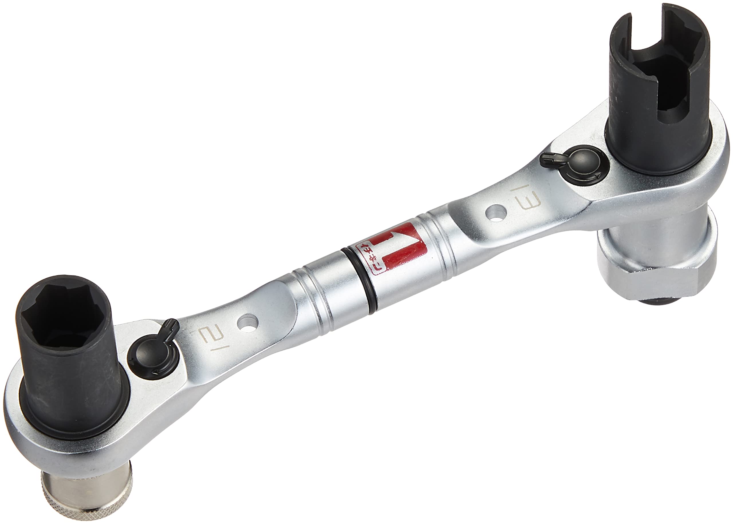 IM-NSS8S イチネンアクセス MUST TOOL(マストツール) レンチ 8機能スイベルグリップノンスリップレンチ IM-NSS8S 12464 ショートタイプ