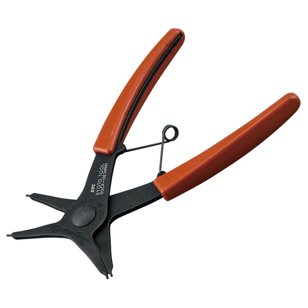 SOCP-130 京都機械工具(KTC) 軸穴スナップリングプライヤー SOCP-130