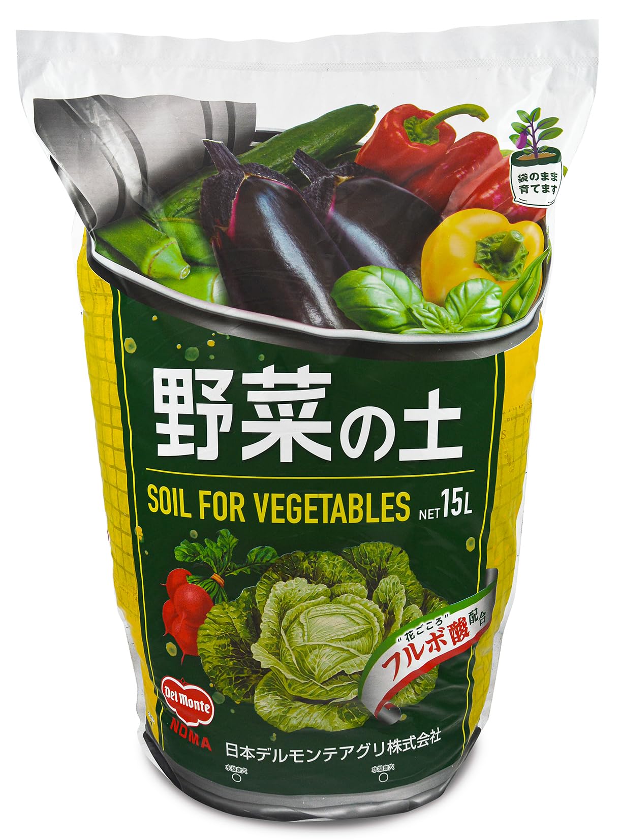 16560 デルモンテ 野菜の土15L