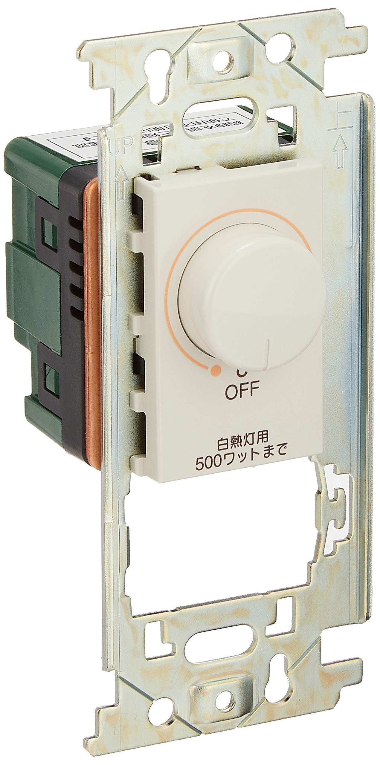 WN575159 パナソニック(Panasonic) フルカラームードスイッチB 片切 白熱灯ライトコントロール ロータリー式 500W WN575159