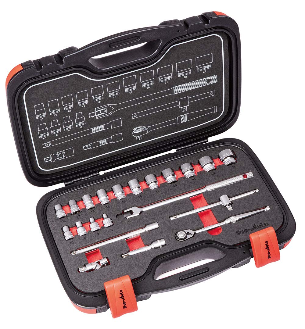 PA3021 スエカゲツール 工具セット Pro-Auto 3/8ソケットレンチセット PA3021 21PCS