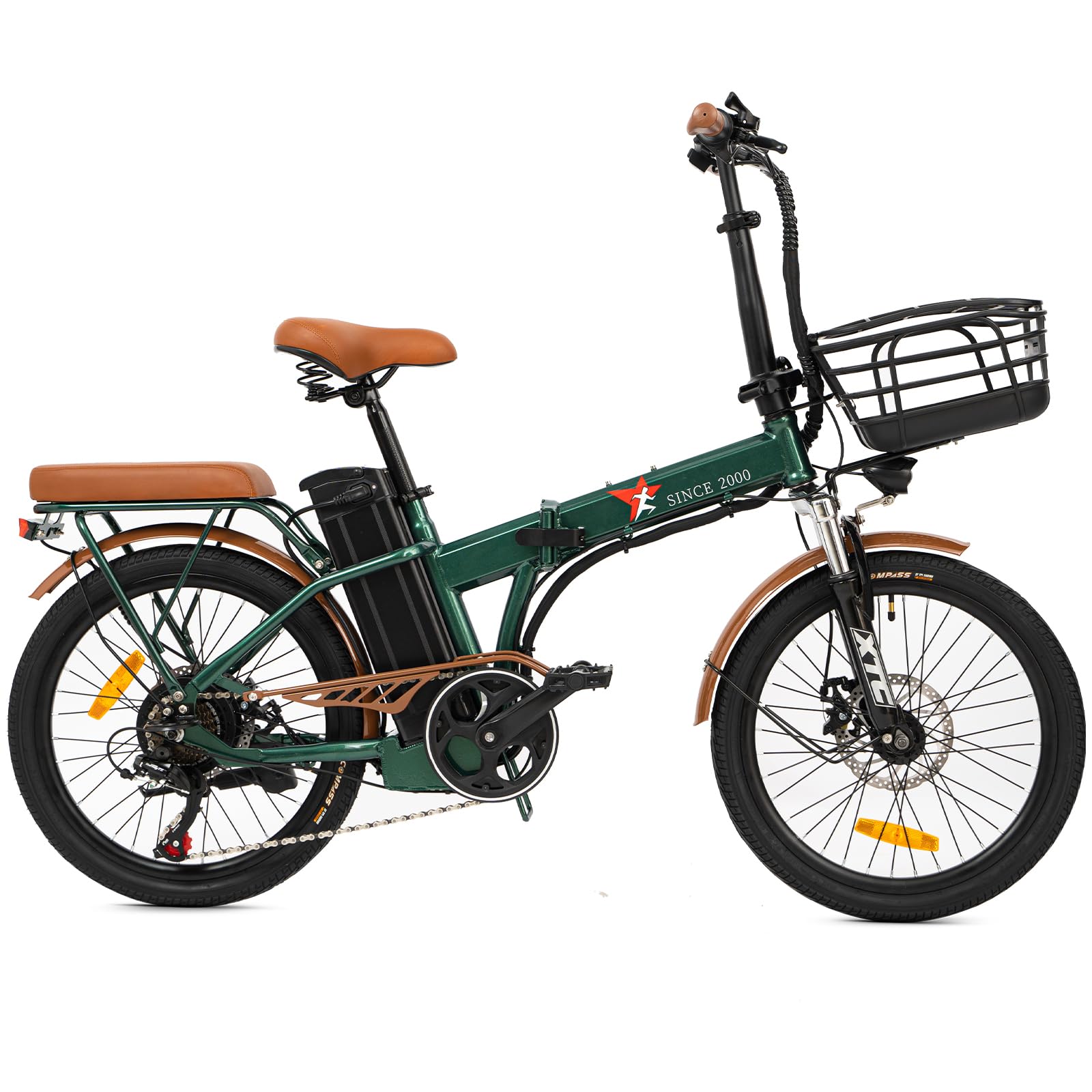 【最新発表】電動アシスト自転車 折りたたみ式 20インチ 5段アシスト シマノ製7段変速ギア サスペンション搭載 型式認定 最大走行距離95km 通勤 免許不要 公道可 坂登27度 防水機能 軽量 耐震性 頑丈性 耐荷重120kg 日本語取扱説明書