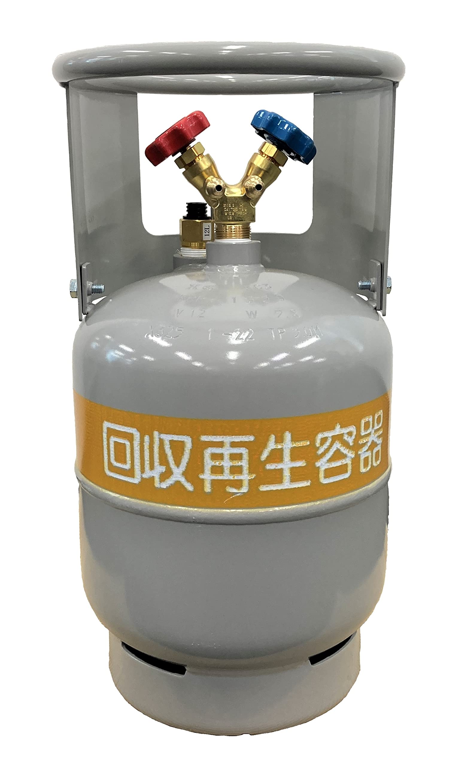 BBK 4ピンタイプ フロン回収ボンベ 1/4 フロートセンサー内蔵 12L RMB-12-3 【欠品中】