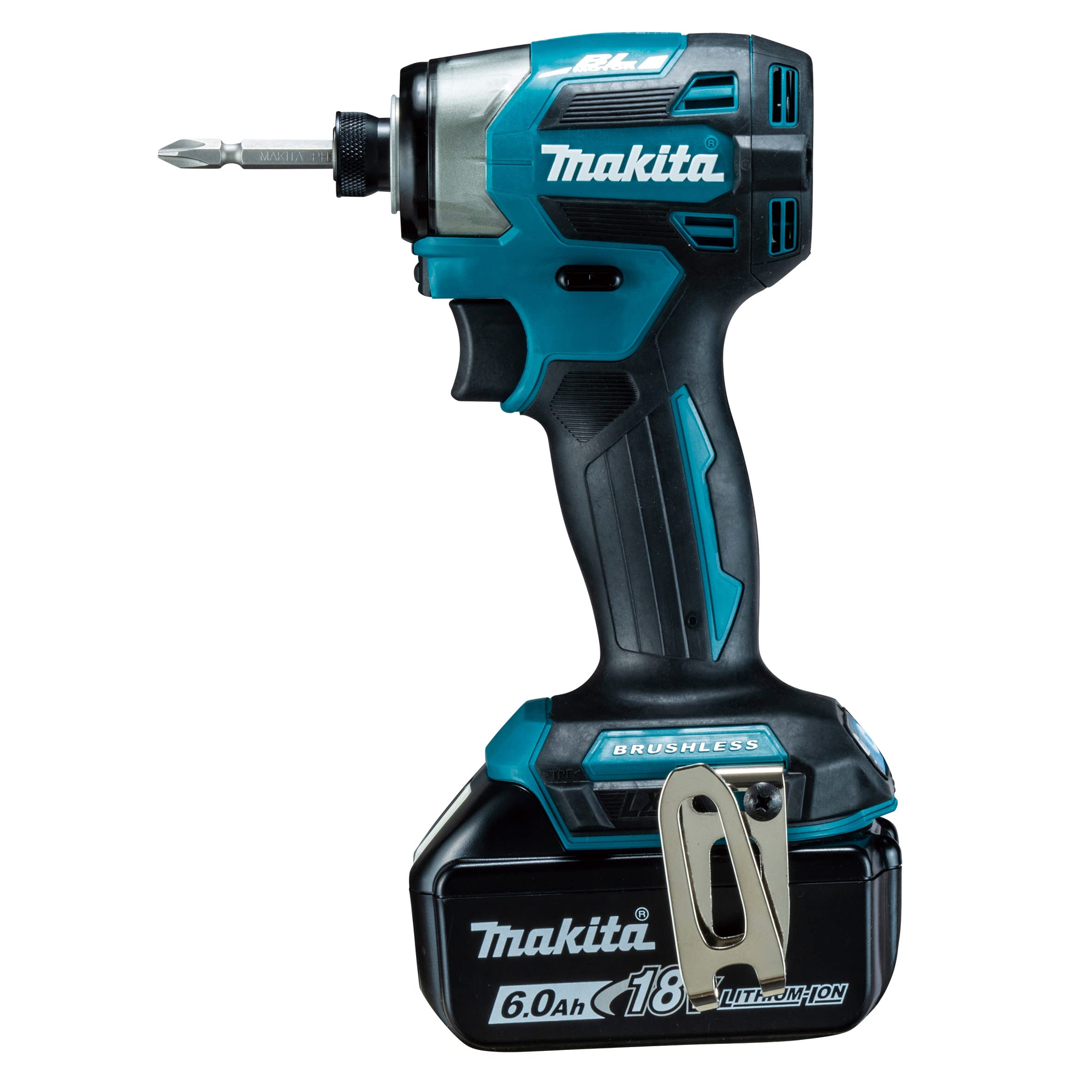 マキタ(Makita) 可変速 充電式インパクトドライバ（青） 18V6Ah バッテリ2本・充電器・ケース付 TD173DRGX 【欠品中】