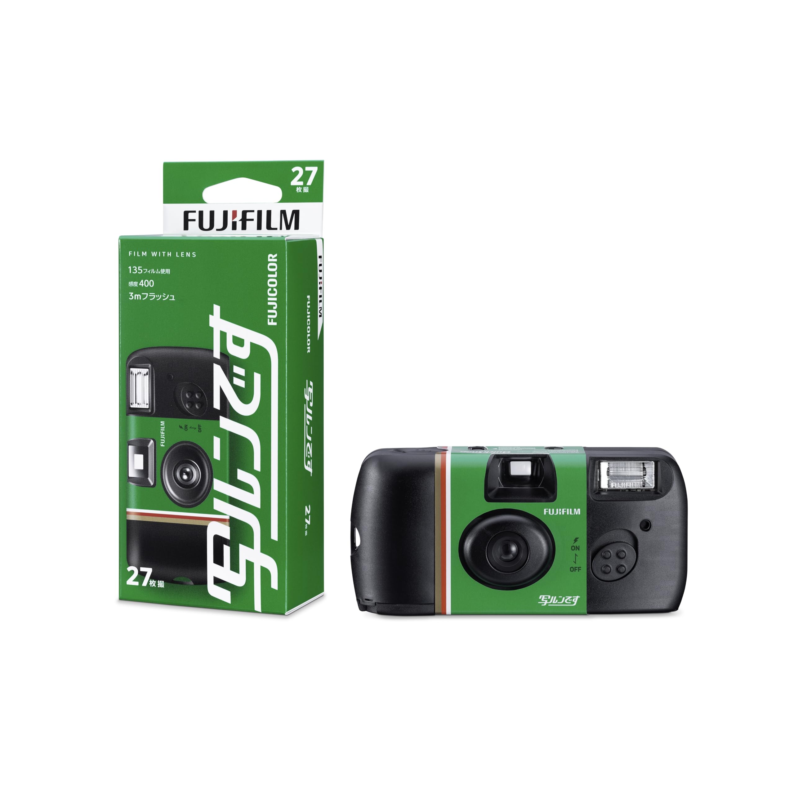 LF JDV1 SP FL 27SH 1 富士フイルム FUJIFILM  フジカラーレンズ付フィルム 写ルンです スタンダードタイプ 27枚撮り LF JDV1 SP FL 27SH 1