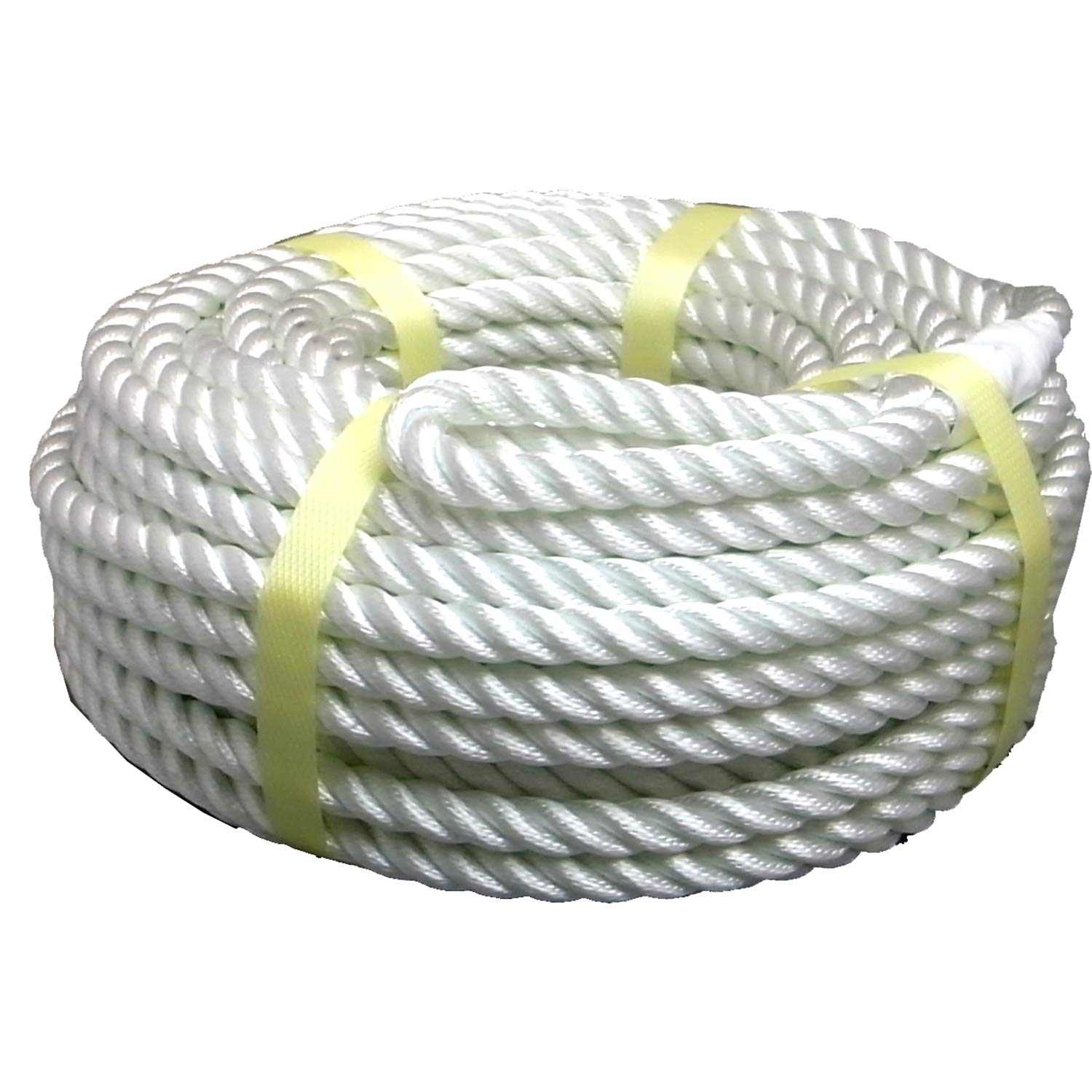 まつうら工業 ウインチ用ナイロンロープ 3打ち 10mm×50m 両端アイ加工 NR-3STRAND-10-50 【欠品中】