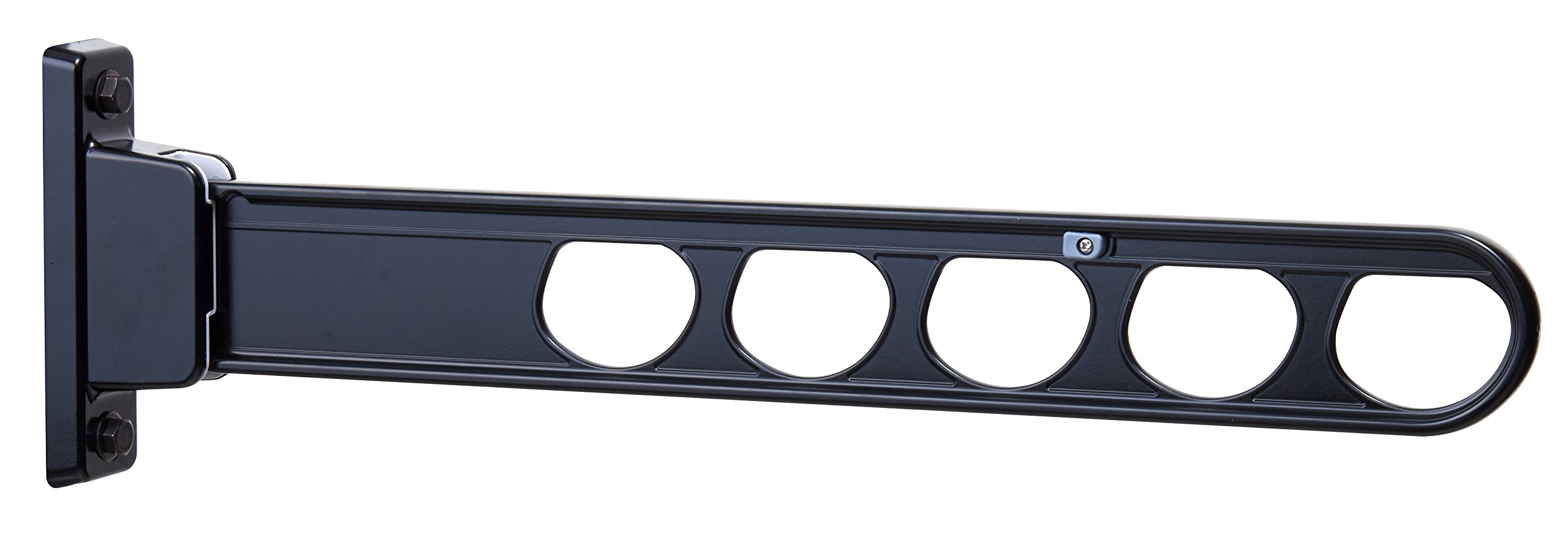 HD-55-BL 川口技研(Kawaguchigiken) 腰壁用物干し ホスクリーン HD-55-BL ブラック 1本 550ミリ