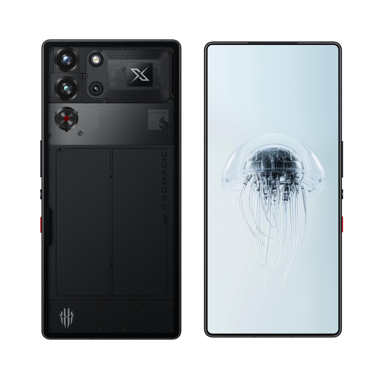 REDMAGIC 10 Pro レッドマジック【日本正規代理店】Android ゲーミングスマホ SIMフリー スマホ本体 Snapdragon 8 Elite 搭載 冷却ファン内蔵 6.85インチフルディスプレイ 1.5K解像度 144Hz 5G対応 7050mAh 80W急速充電 Felica対応Dusk,RAM 16GB+ROM 512GB