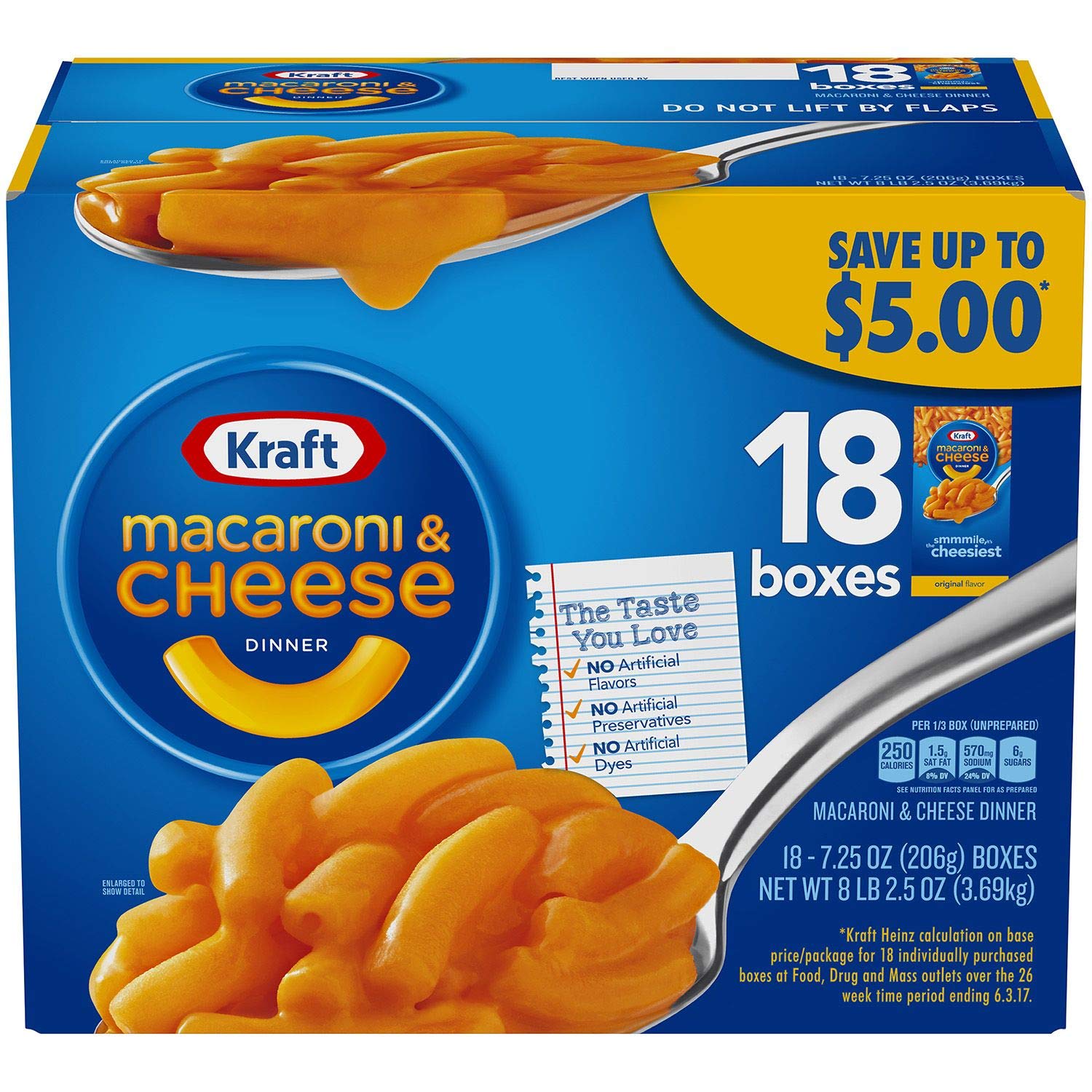 Kraft クラフト マカロニ＆チーズ ディナー チージスト 18箱セット [並行輸入品]