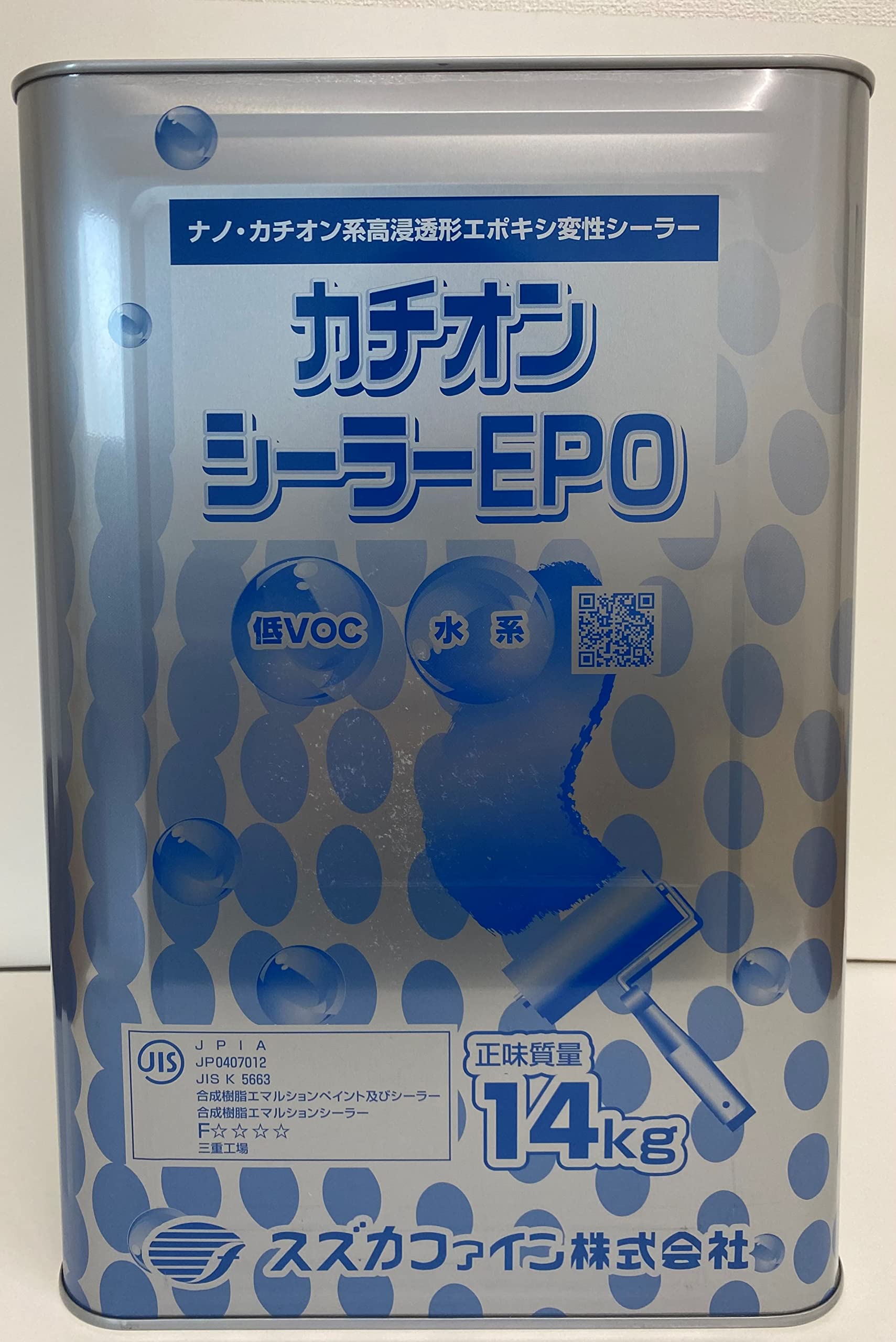 4580682149014 スズカファイン カチオン エポキシ変性アクリル系 カチオンシーラーEPO 透明 14kg