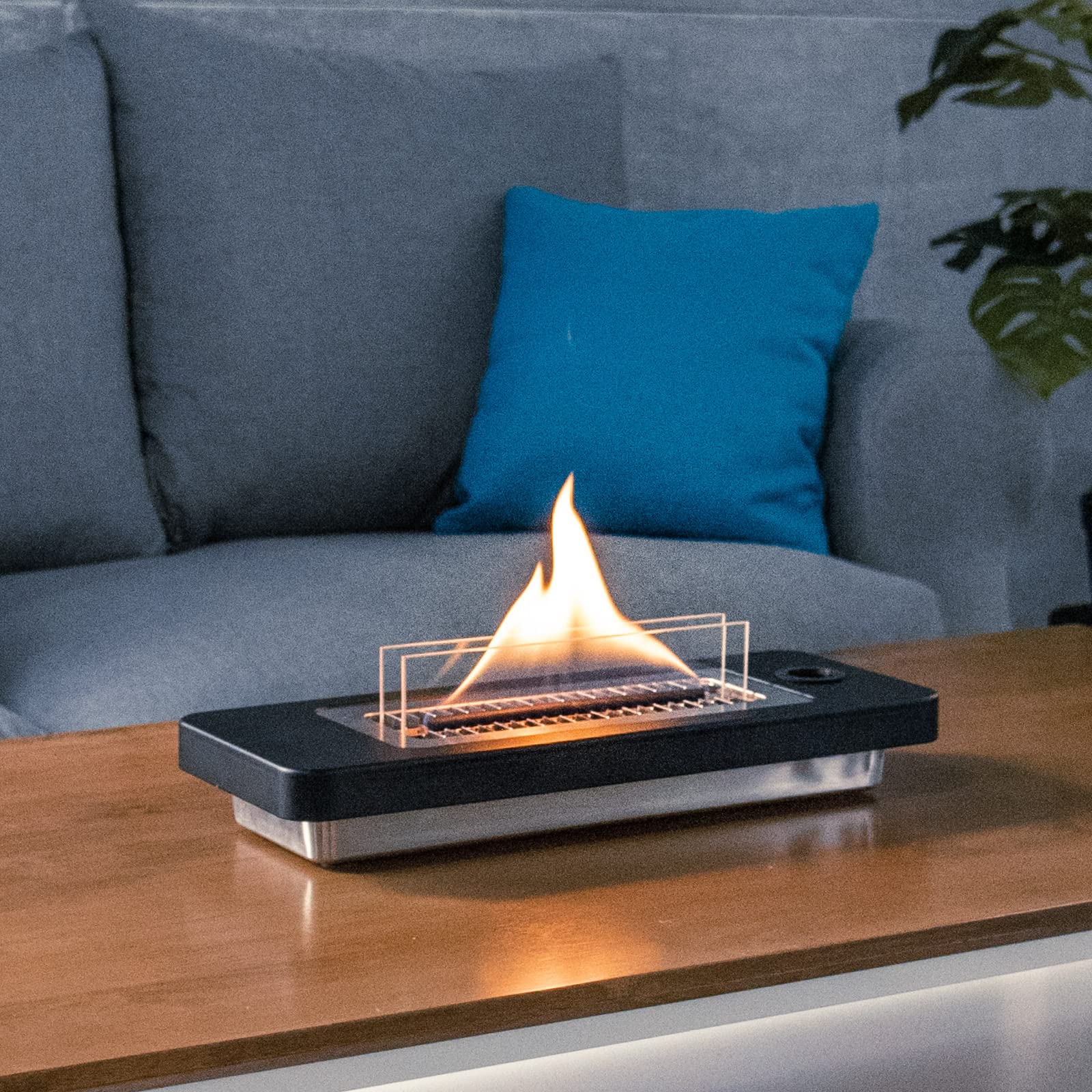 TCM50100 Black 【Lovinflame】テーブルトップ180ランプ Tabletop Fireplace 180 暖炉 卓上型 屋内 屋外 安全 無煙 耐風 パーティー イベント